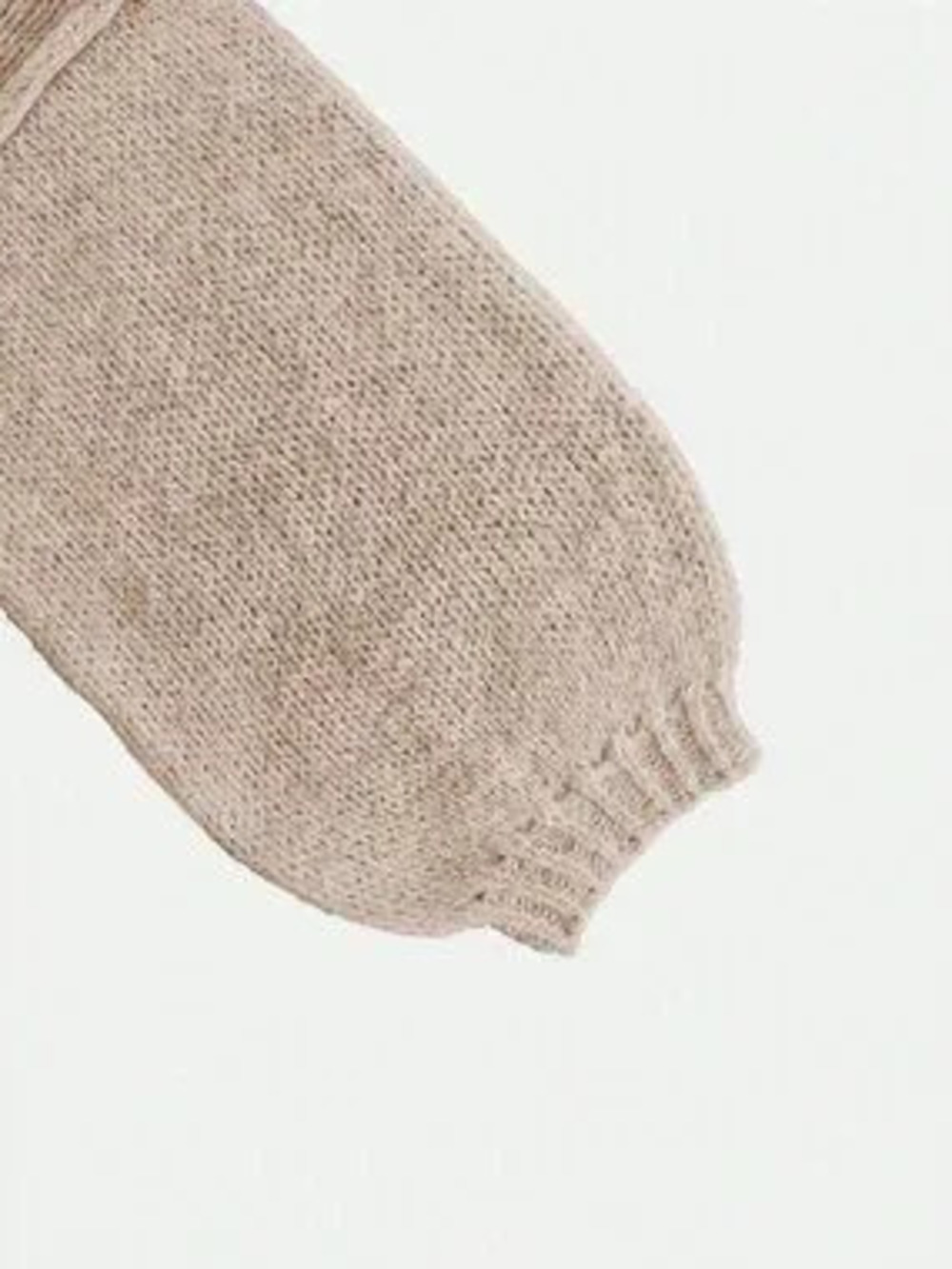 Khaki Casual Women's Loose Sweater